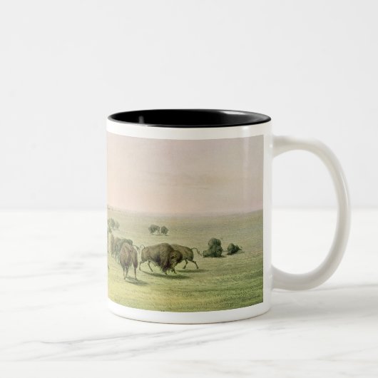 Tasse 2 Couleurs Buffalo de chasse camouflé (Droit)