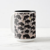 Tasse 2 Couleurs Buffle sacré du Nouveau-Mexique (Devant gauche)