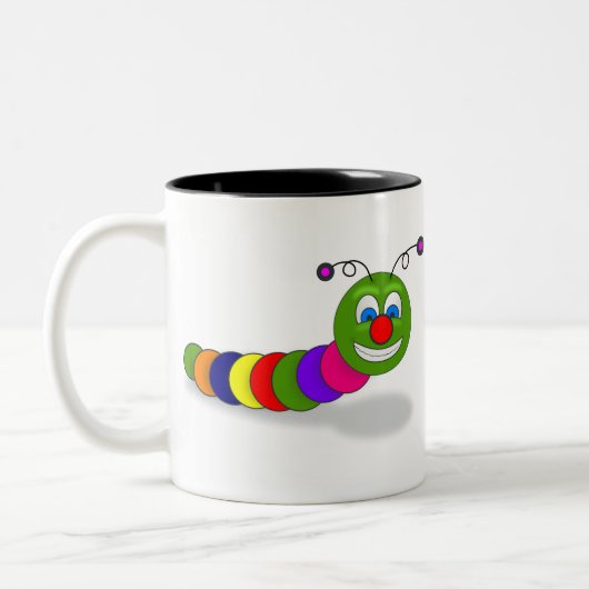 Tasse 2 Couleurs Bug de jardin lunaire (Gauche)