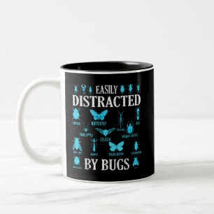 Tasse 2 Couleurs Bugs Amusants De Bug Facilement Distrait Par Les B