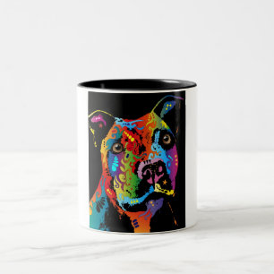 Tasse 2 Couleurs Bull-terrier du Staffordshire