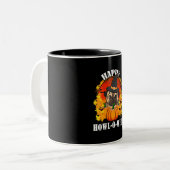 Tasse 2 Couleurs Bulldog Halloween (Devant gauche)