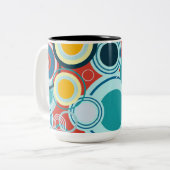 Tasse 2 Couleurs Bulles colorées (Devant gauche)