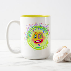 Tasse 2 Couleurs Bulles Smile Meemogie Emoji Art