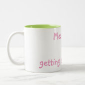 Tasse 2 Couleurs Bun et faire faire les choses (Gauche)