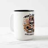 Tasse 2 Couleurs Bun, os et vérités brunes (Devant gauche)