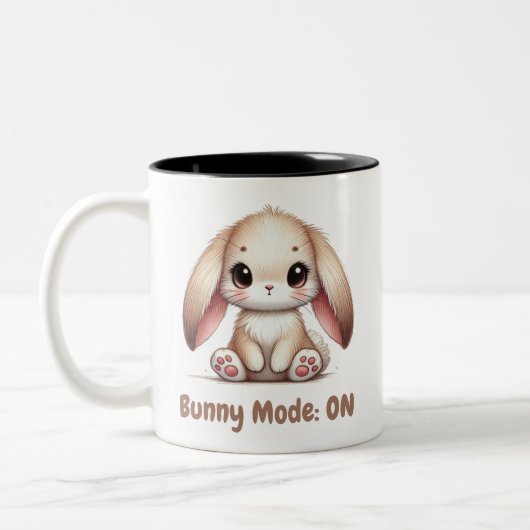 Tasse 2 Couleurs Bunny Earl Wonder (Gauche)