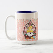 Tasse 2 Couleurs Bunny Ears Gnome de Pâques (Gauche)