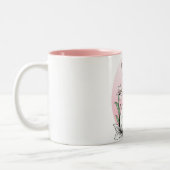 Tasse 2 Couleurs Bunny et Lilies (Gauche)
