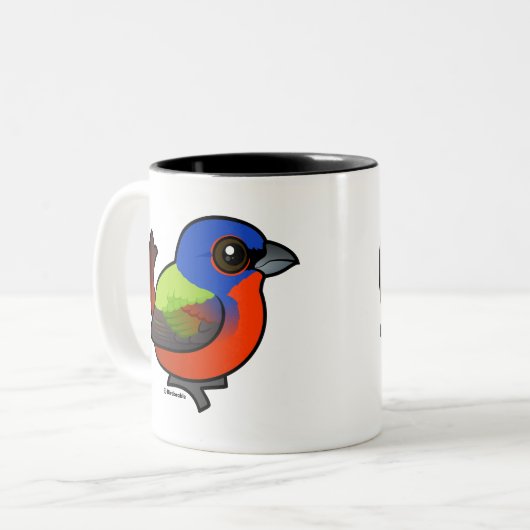 Tasse 2 Couleurs Bunting peint (Devant gauche)