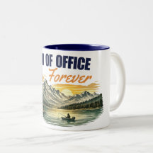 Bureau fermé pour toujours pêche montagne design