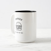 Tasse 2 Couleurs Burger le meilleur de tous (Devant gauche)