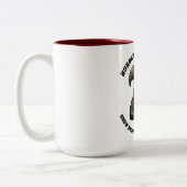 Tasse 2 Couleurs Burgersaurus Rex Dinosaur (Gauche)