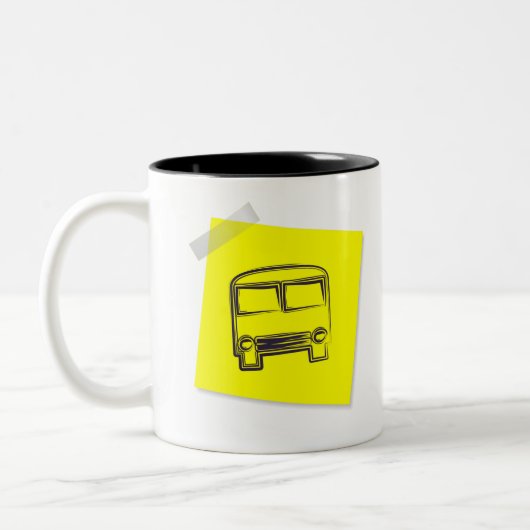 Tasse 2 Couleurs Bus (Gauche)