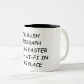 Tasse 2 Couleurs Bush Telegraph (Devant droit)