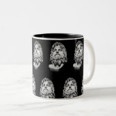 Tasse 2 Couleurs Buste gréco-romain (Devant droit)