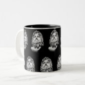 Tasse 2 Couleurs Buste gréco-romain (Devant gauche)