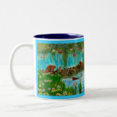 Tasse 2 Couleurs BUSY BEAVER KIDS cadeaux (Gauche)