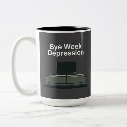 Tasse 2 Couleurs Bye Week Depression (Gauche)