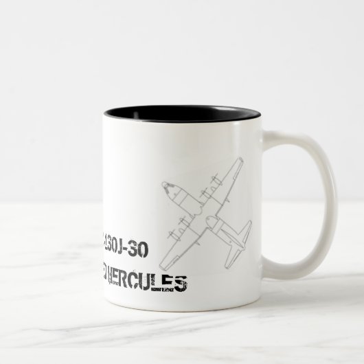 Tasse 2 Couleurs C-130J-30 Hercule (Droit)