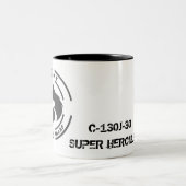 Tasse 2 Couleurs C-130J-30 Hercule (Centre)