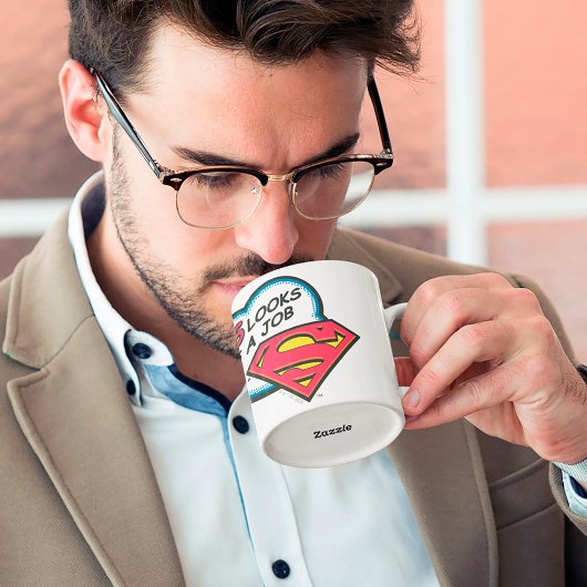 Tasse 2 Couleurs Ça ressemble à un job pour Superman