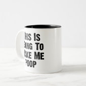 Tasse 2 Couleurs Ça Va Me Faire Frapper (Devant gauche)