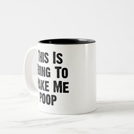 Tasse 2 Couleurs Ça Va Me Faire Frapper (Devant gauche)