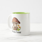 Tasse 2 Couleurs Cabane Champignon Enchantée (Devant gauche)