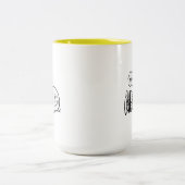 Tasse 2 Couleurs cacahuètes | Charlie Brown est en panne (Centre)