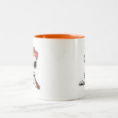 Tasse 2 Couleurs cacahuètes | Snoopy at Bat (Centre)