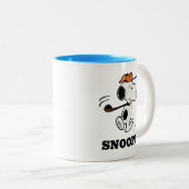 Tasse 2 Couleurs cacahuètes | Snoopy Golf Swing (Devant droit)
