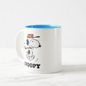 Tasse 2 Couleurs cacahuètes | Snoopy Golf Swing (Devant gauche)