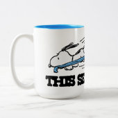 Tasse 2 Couleurs cacahuètes | Snoopy & Linus (Gauche)