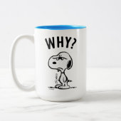 Tasse 2 Couleurs cacahuètes | Snoopy Se Demande Pourquoi ? (Gauche)