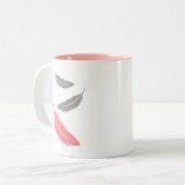 Tasse 2 Couleurs Cacatoès de Galah (Devant gauche)