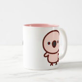 Tasse 2 Couleurs Cacatoès de Moluques (Devant droit)