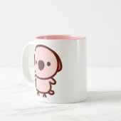 Tasse 2 Couleurs Cacatoès de Moluques (Devant gauche)