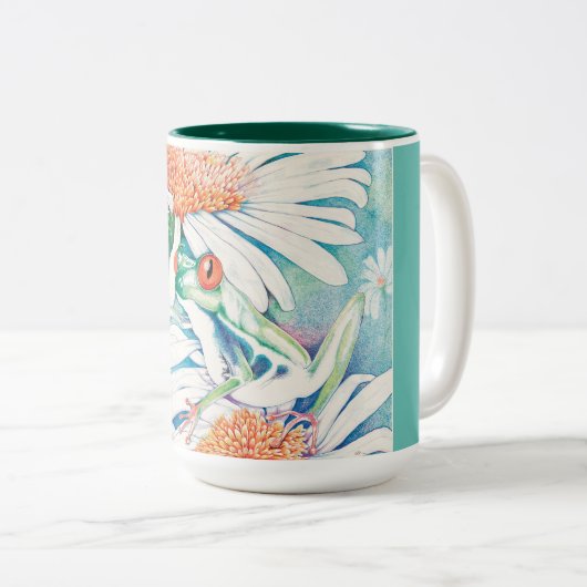Tasse 2 Couleurs Caché dans les marguerites (Devant droit)
