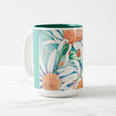Tasse 2 Couleurs Caché dans les marguerites (Devant gauche)