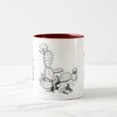 Tasse 2 Couleurs Cactus (Centre)