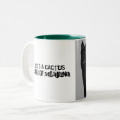 Tasse 2 Couleurs Cactus lundi (Devant gauche)