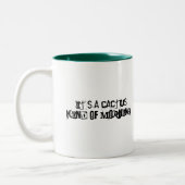 Tasse 2 Couleurs Cactus lundi (Gauche)