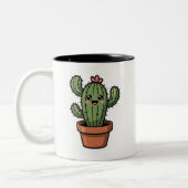 Tasse 2 Couleurs Cactus Mignon (Gauche)
