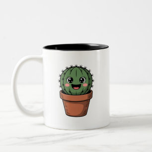 Tasse 2 Couleurs Cactus Mignon