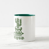 Tasse 2 Couleurs Cactus Pas un gros cactus drôle dire (Centre)