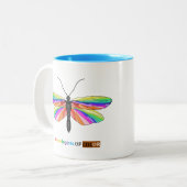 Tasse 2 Couleurs Caddisson arc-en-ciel (Devant gauche)
