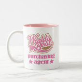 Tasse 2 Couleurs Cadeau d'acheteur (mondes mieux) (Gauche)