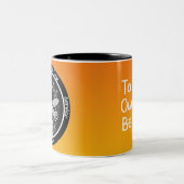 Tasse 2 Couleurs Cadeau d'anniversaire de sobriété personnalisé - a (Centre)