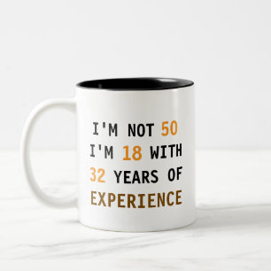 Tasse 2 Couleurs Cadeau d'anniversaire personnalisé - Drôle